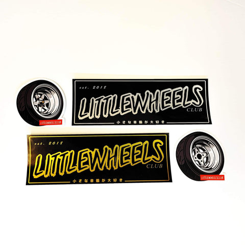 Little Wheels Sticker combo pack